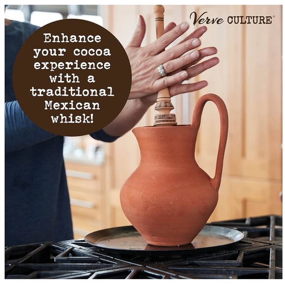 Wooden Mexican Molinillo Whisk 10” by Verve Culture. New! - Picture 4 of 8